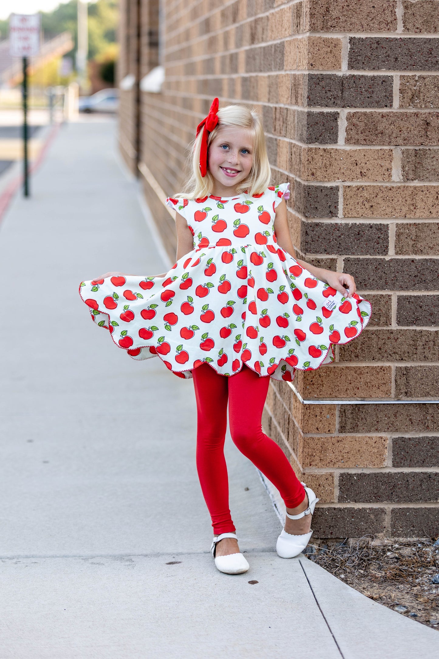 Apple of my Eye Set with matching bow