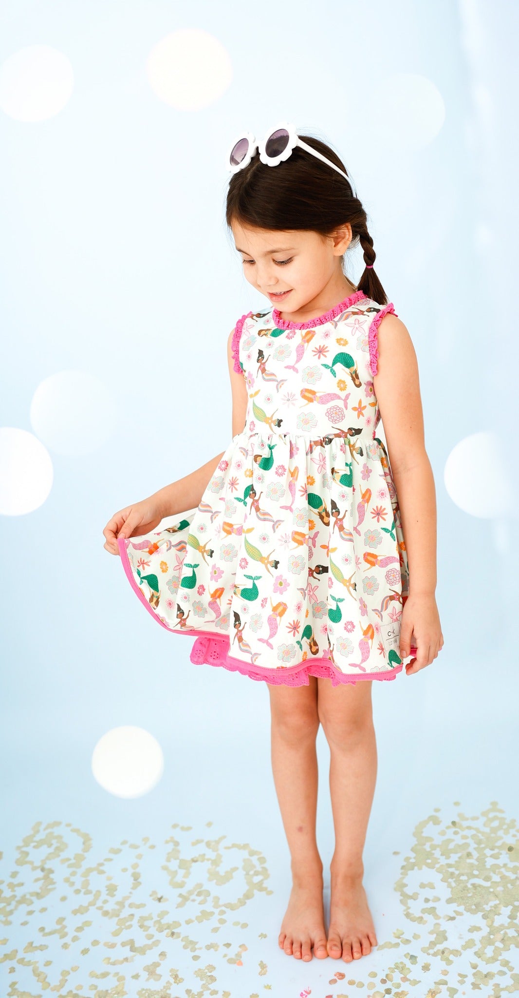 MERMAID MAGIC - KNIT TUNIC & SHORTIES SET