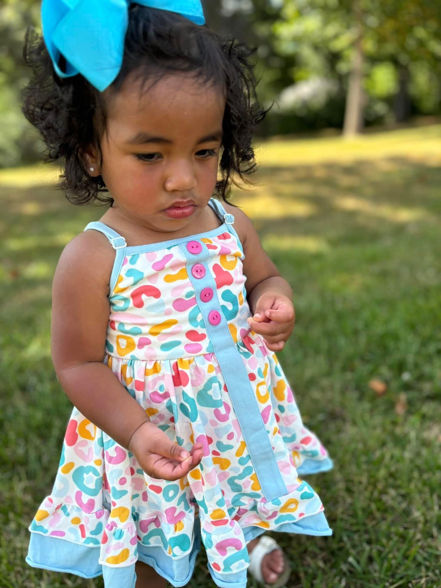 COLOR ME WILD KNIT DRESS