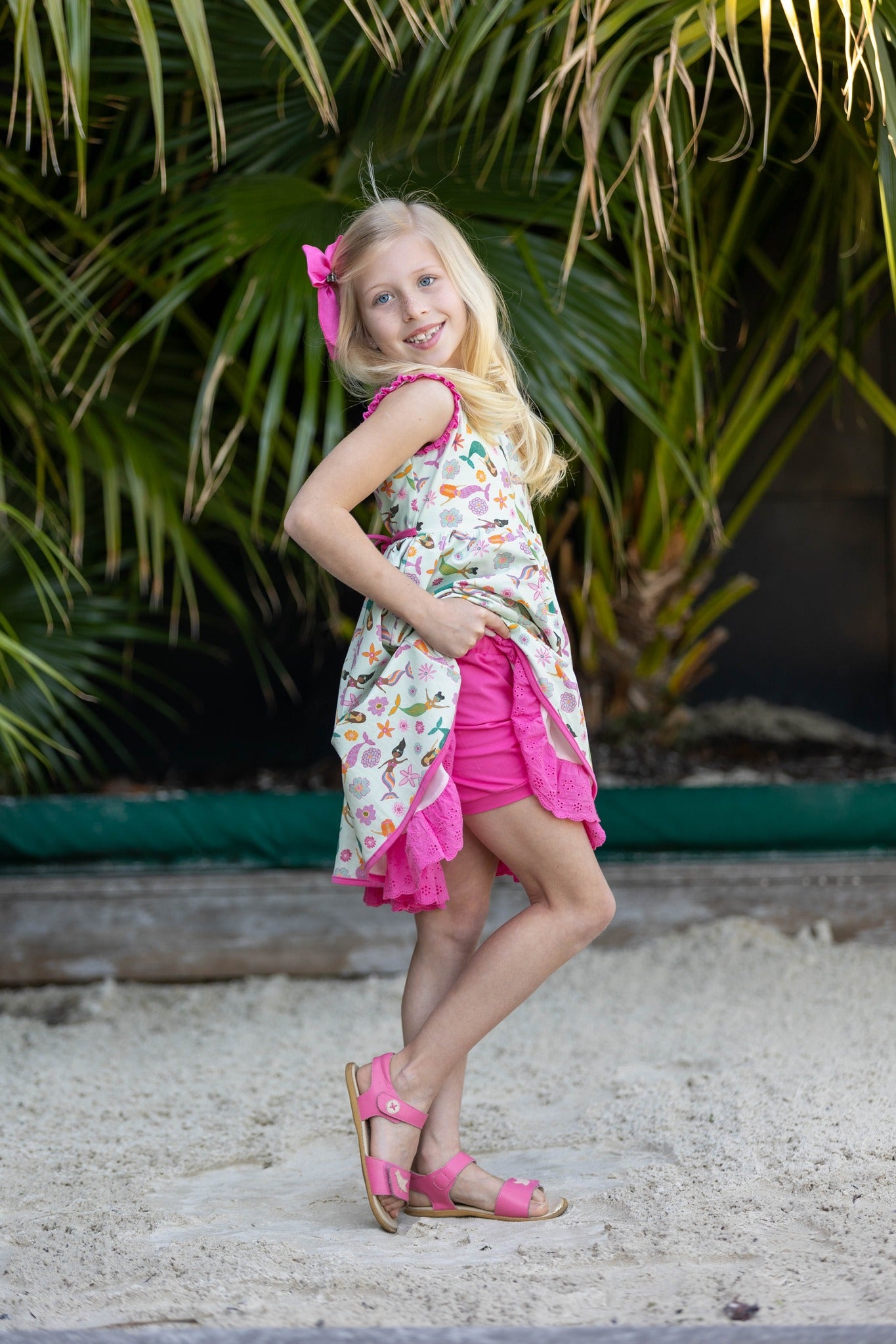 MERMAID MAGIC - KNIT TUNIC & SHORTIES SET