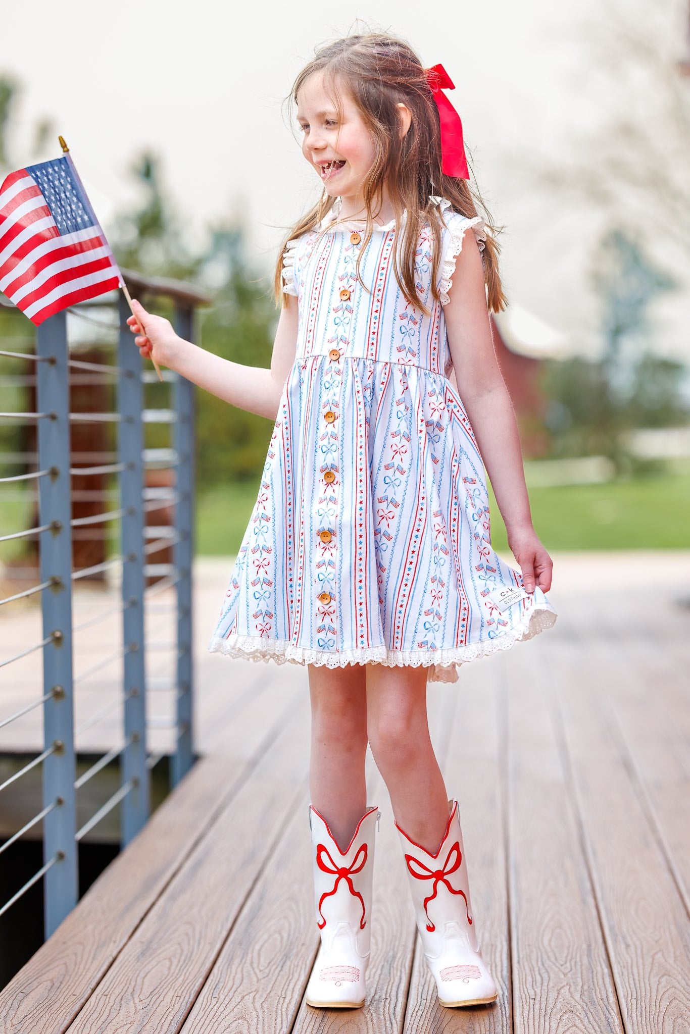 AMERICAN BOWS DRESS