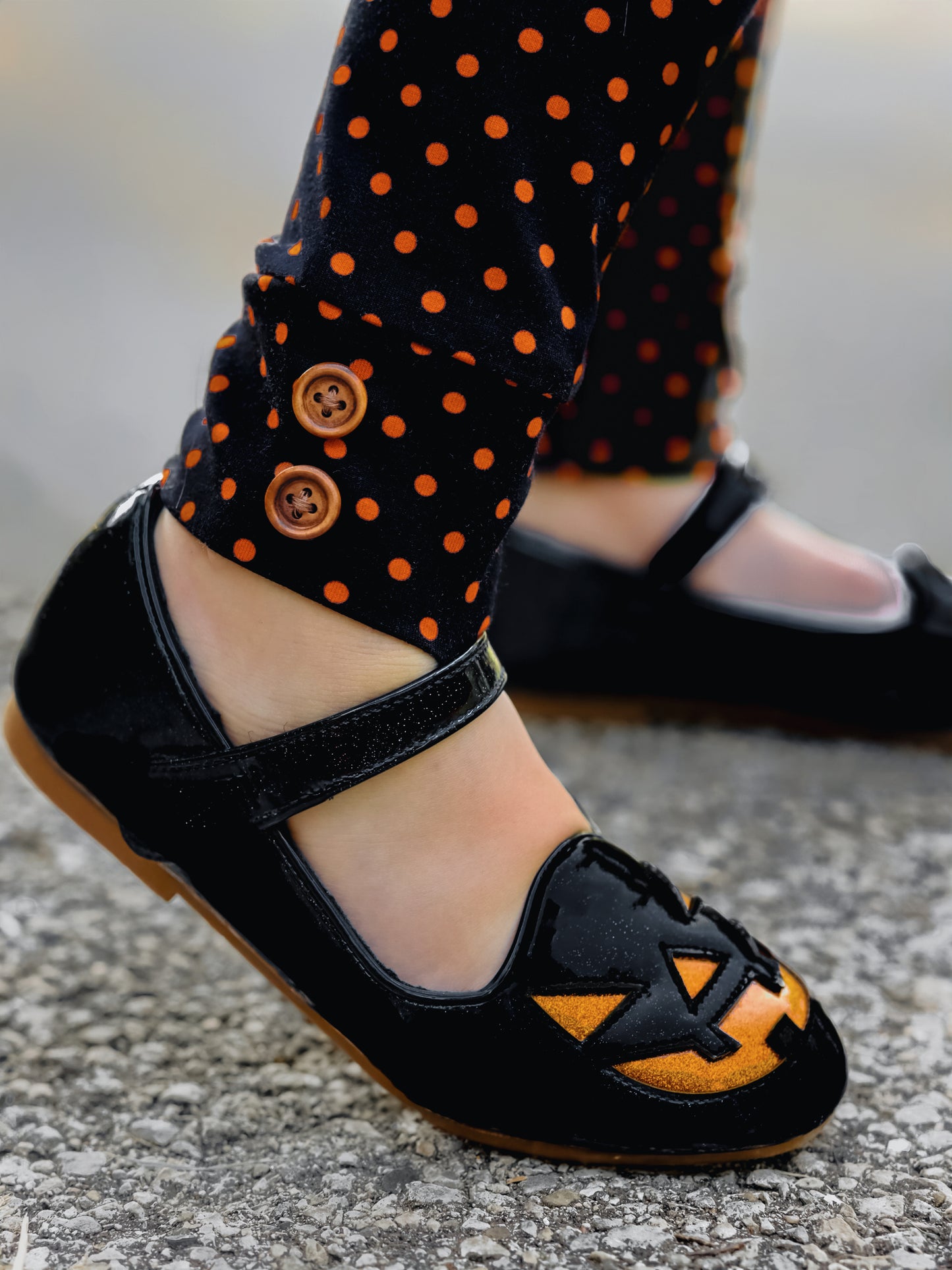 Polka Dot Pumpkin Tunic Set