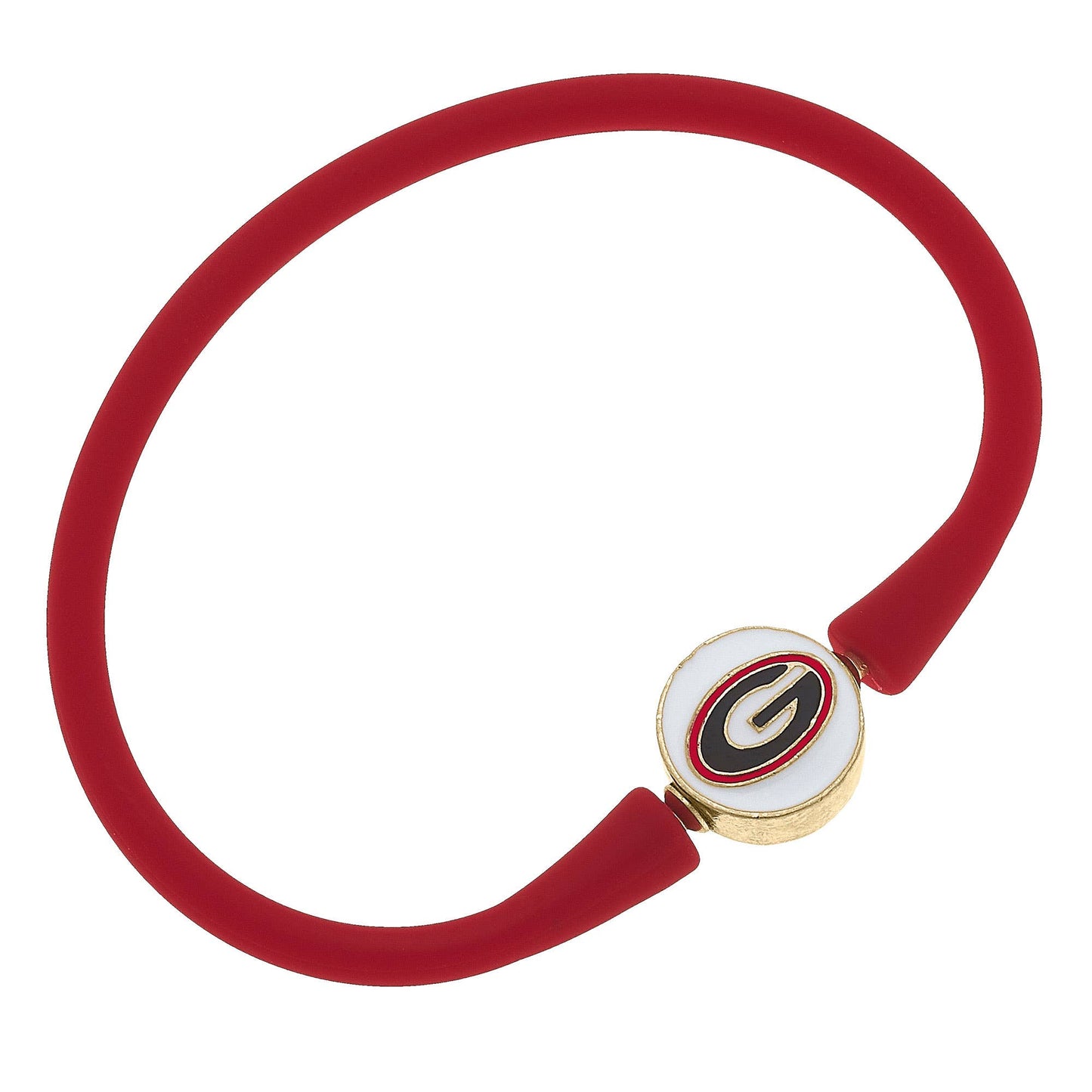 Georgia Bulldogs Enamel Silicone Bali Bracelet