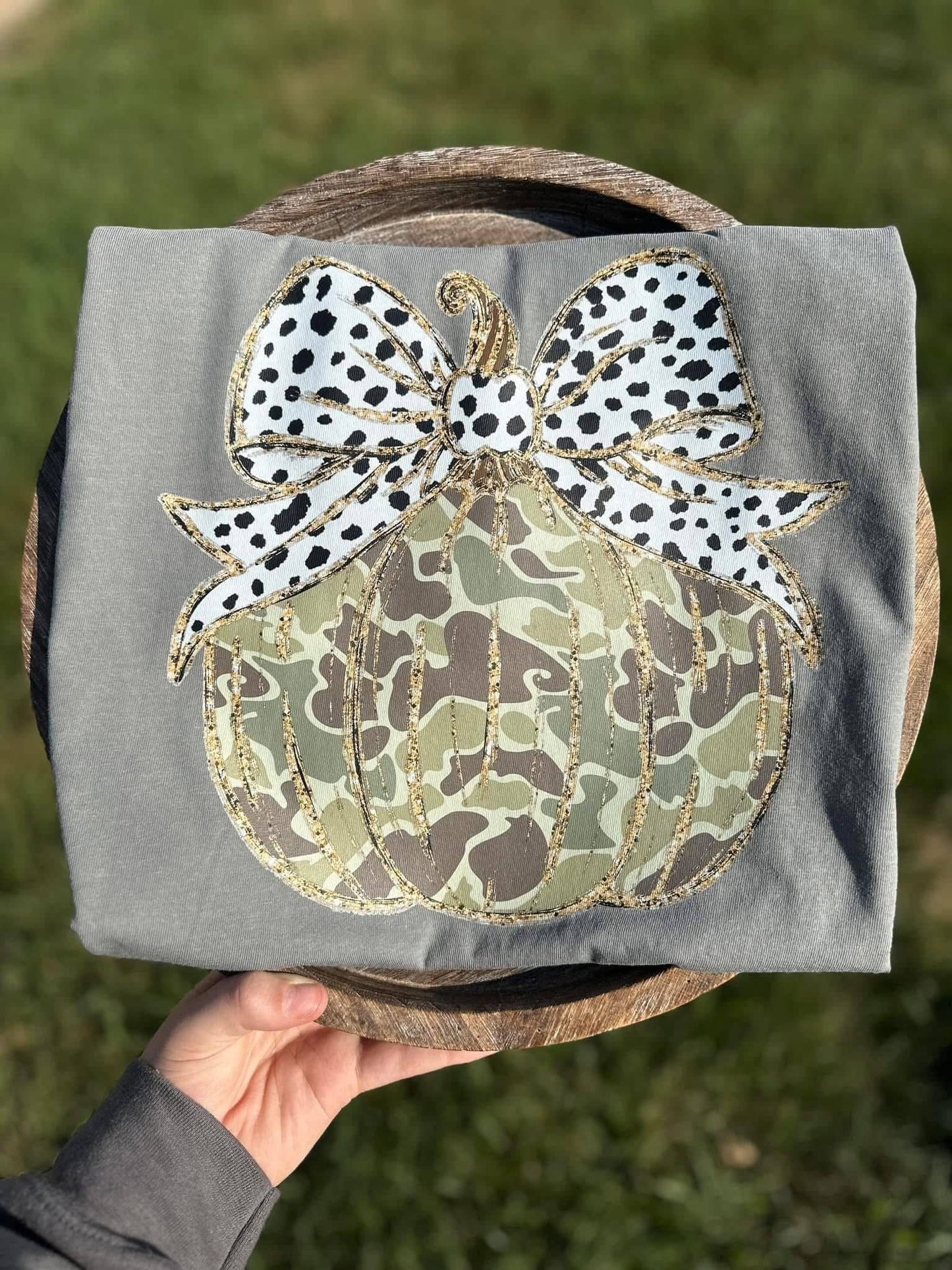 Camo Pumpkin Graphic Tee