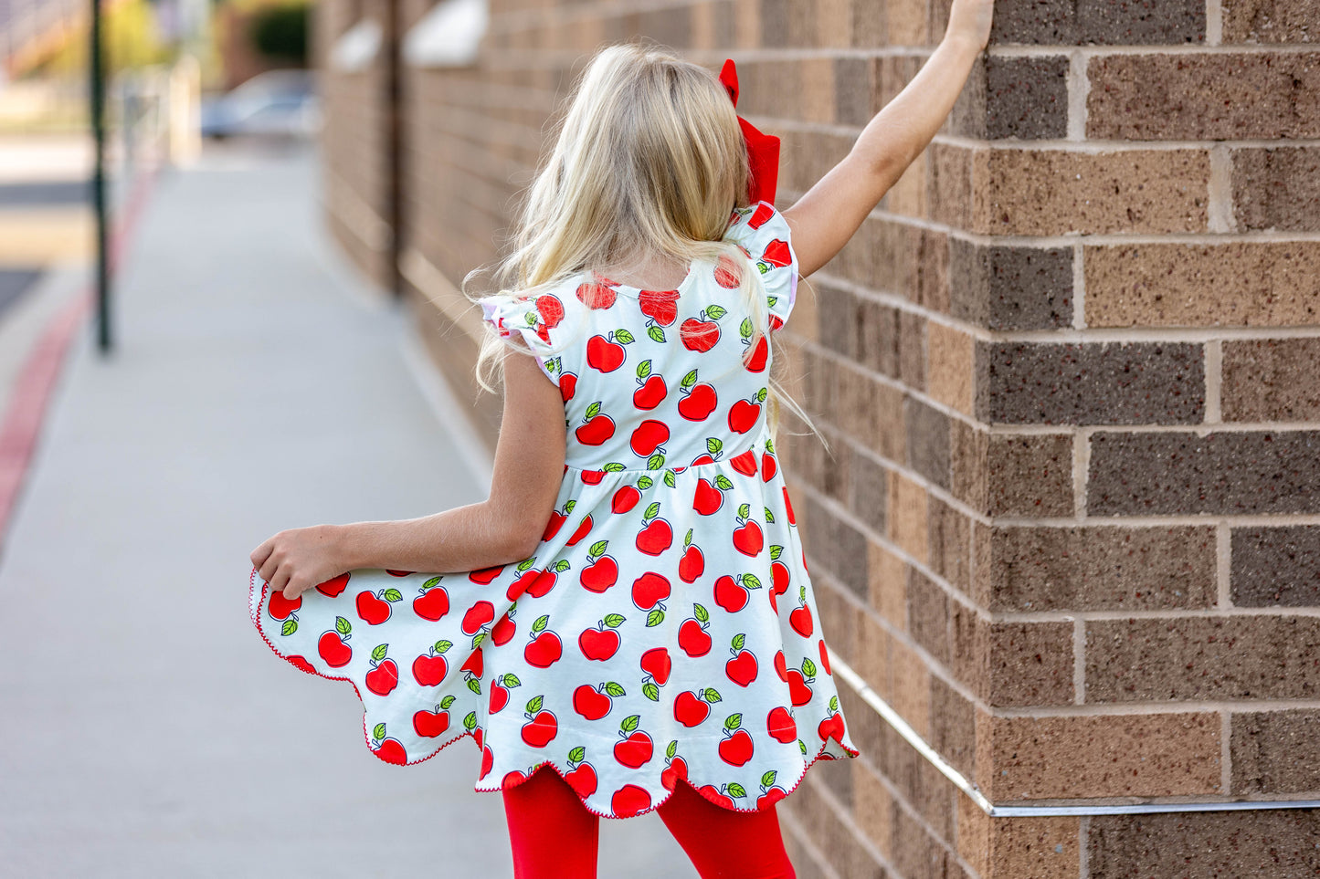Apple of my Eye Set with matching bow