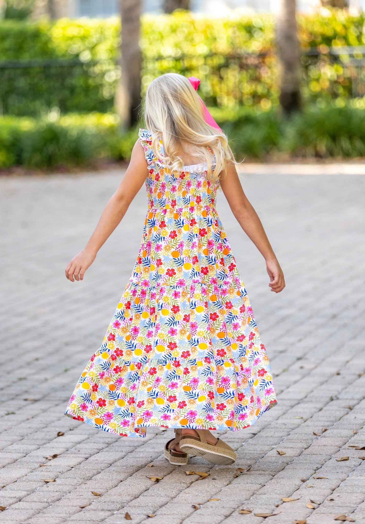 Sunshine Citrus Twirl Maxi