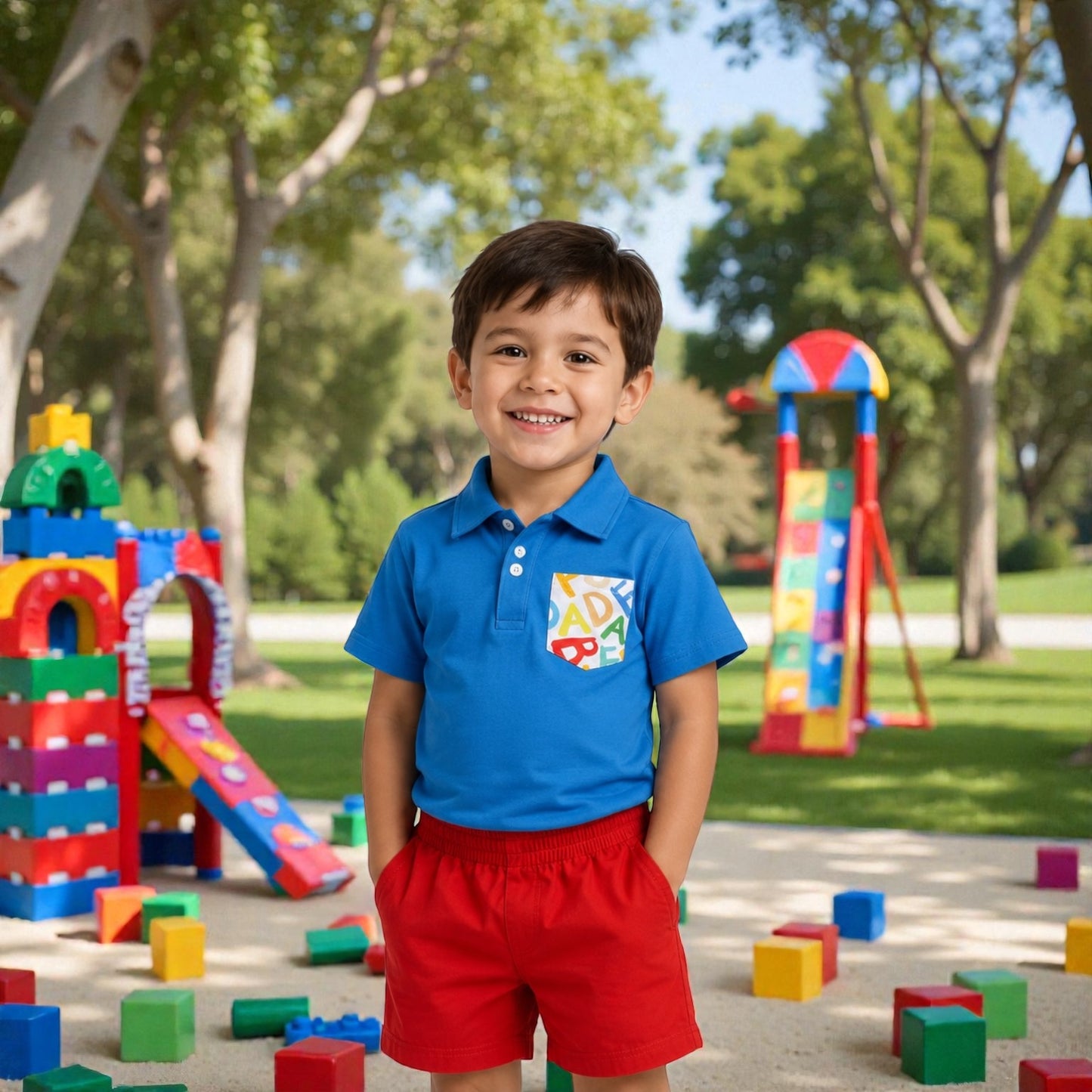 Boys ABC Short Outfit