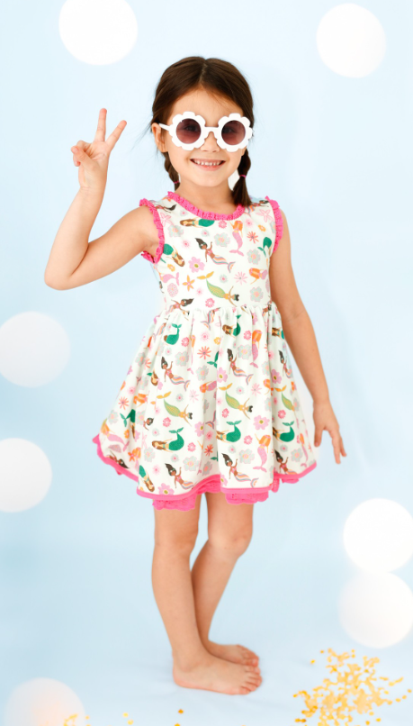 MERMAID MAGIC - KNIT TUNIC & SHORTIES SET