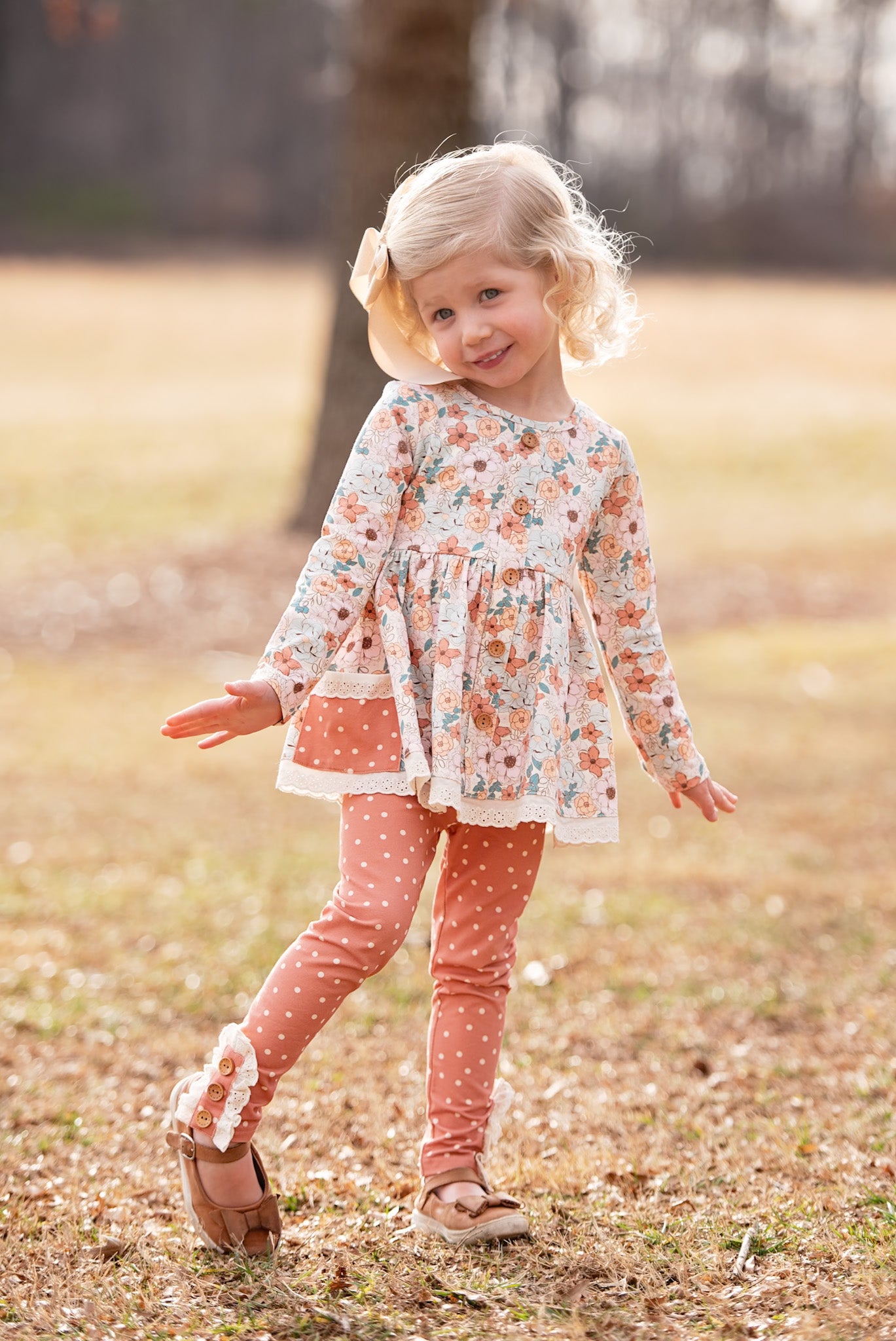 BLOSSOM BELLE TUNIC & LEGGINGS SET