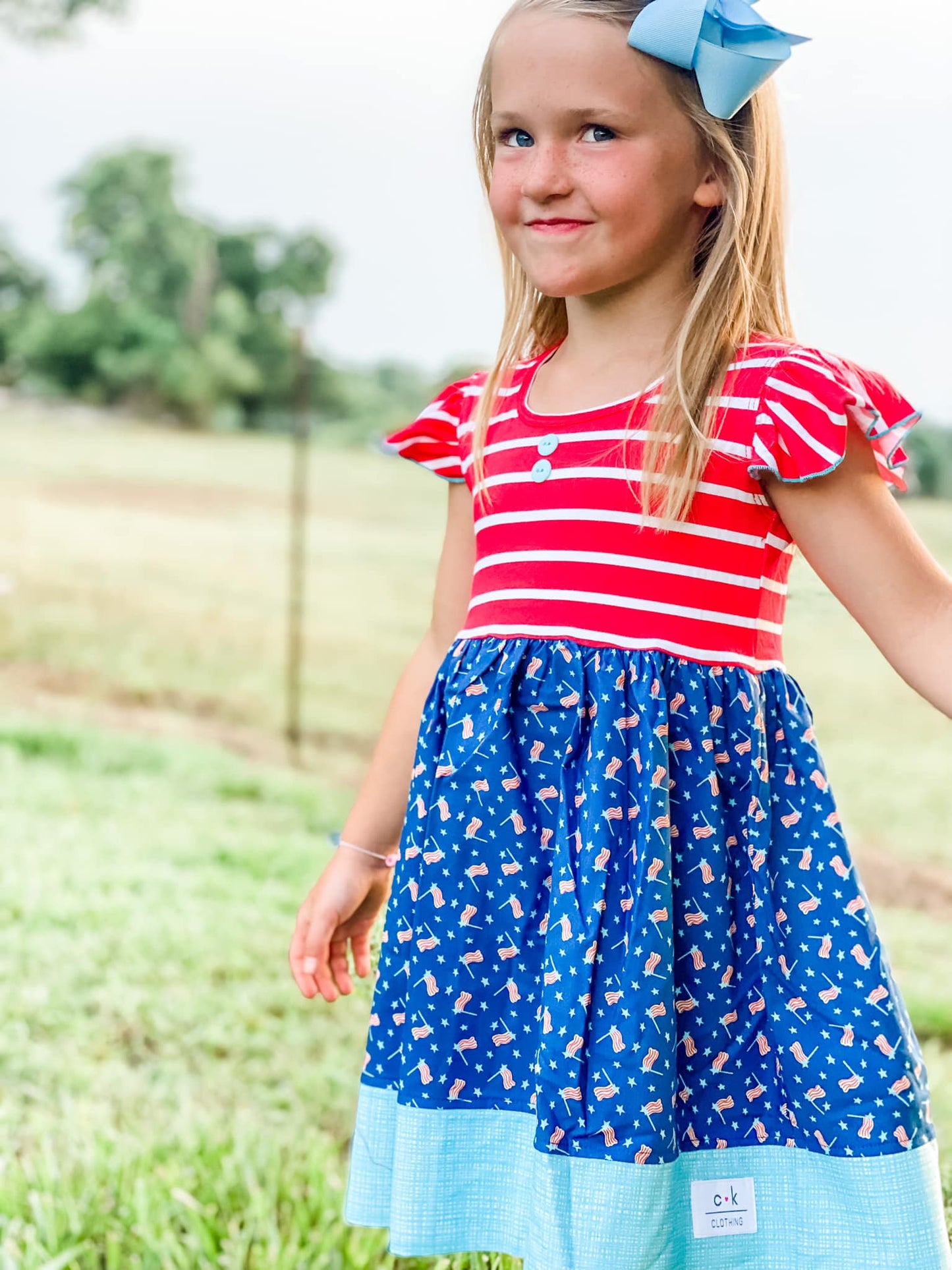 AMERICAN HONEY PATRIOTIC DRESS