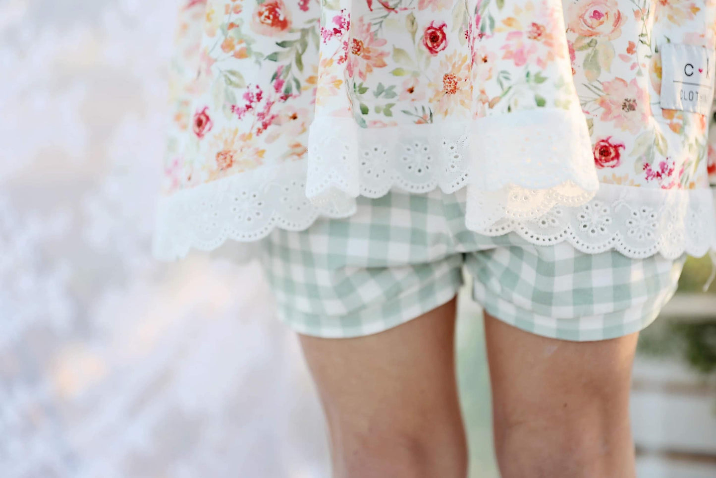 SPRING FLORAL TUNIC SET
