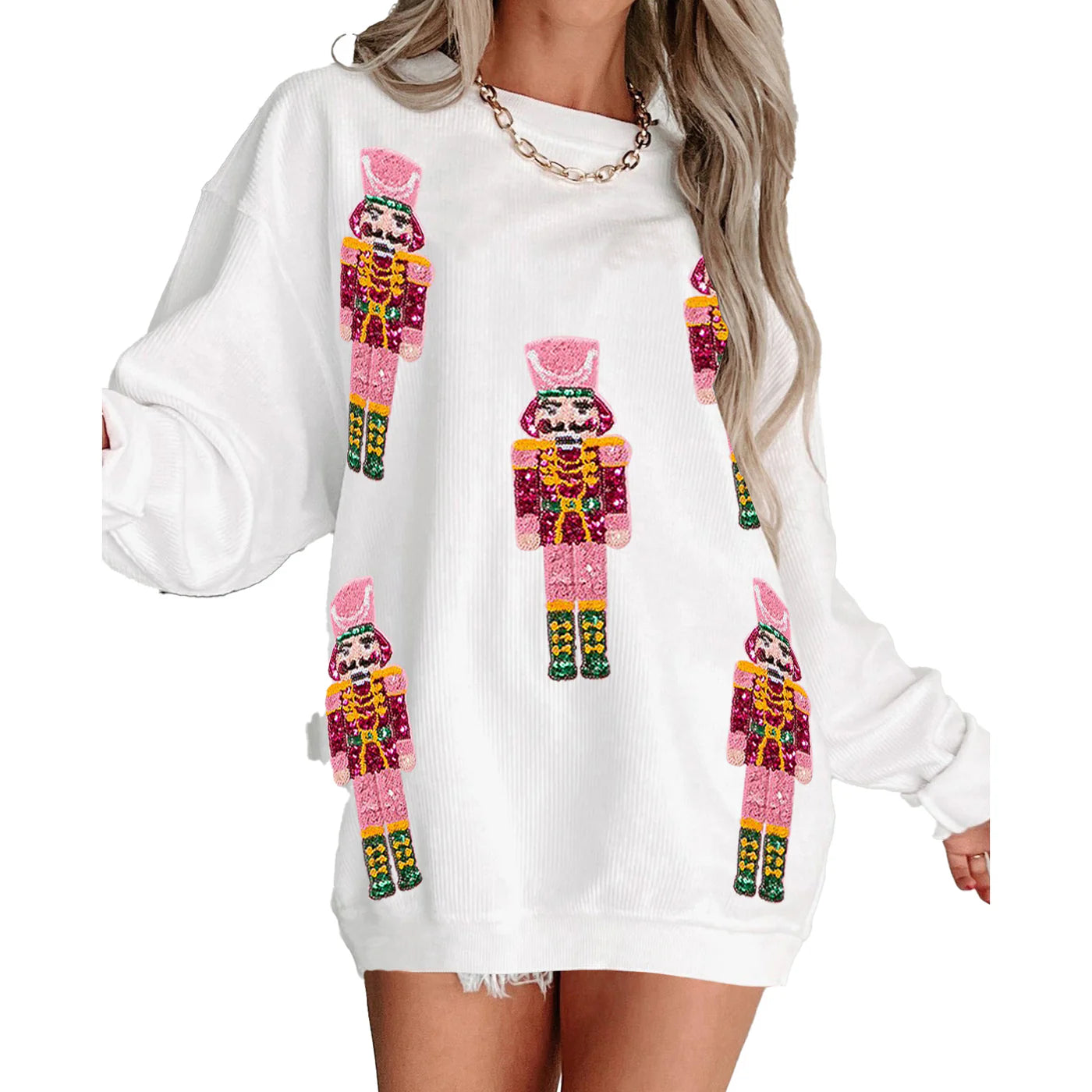 Sequin Nutcracker Sweatshirt