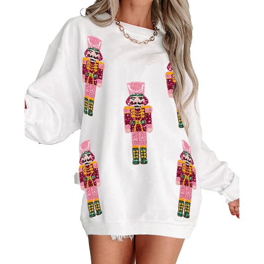 Sequin Nutcracker Sweatshirt