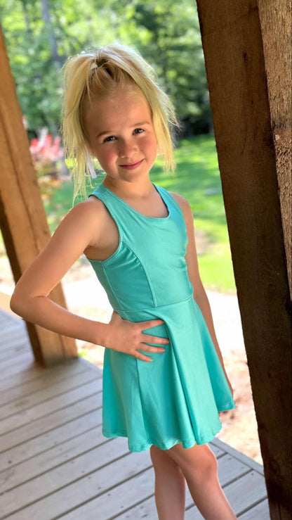 OCEAN BLUE ATHLETIC KATE DRESS