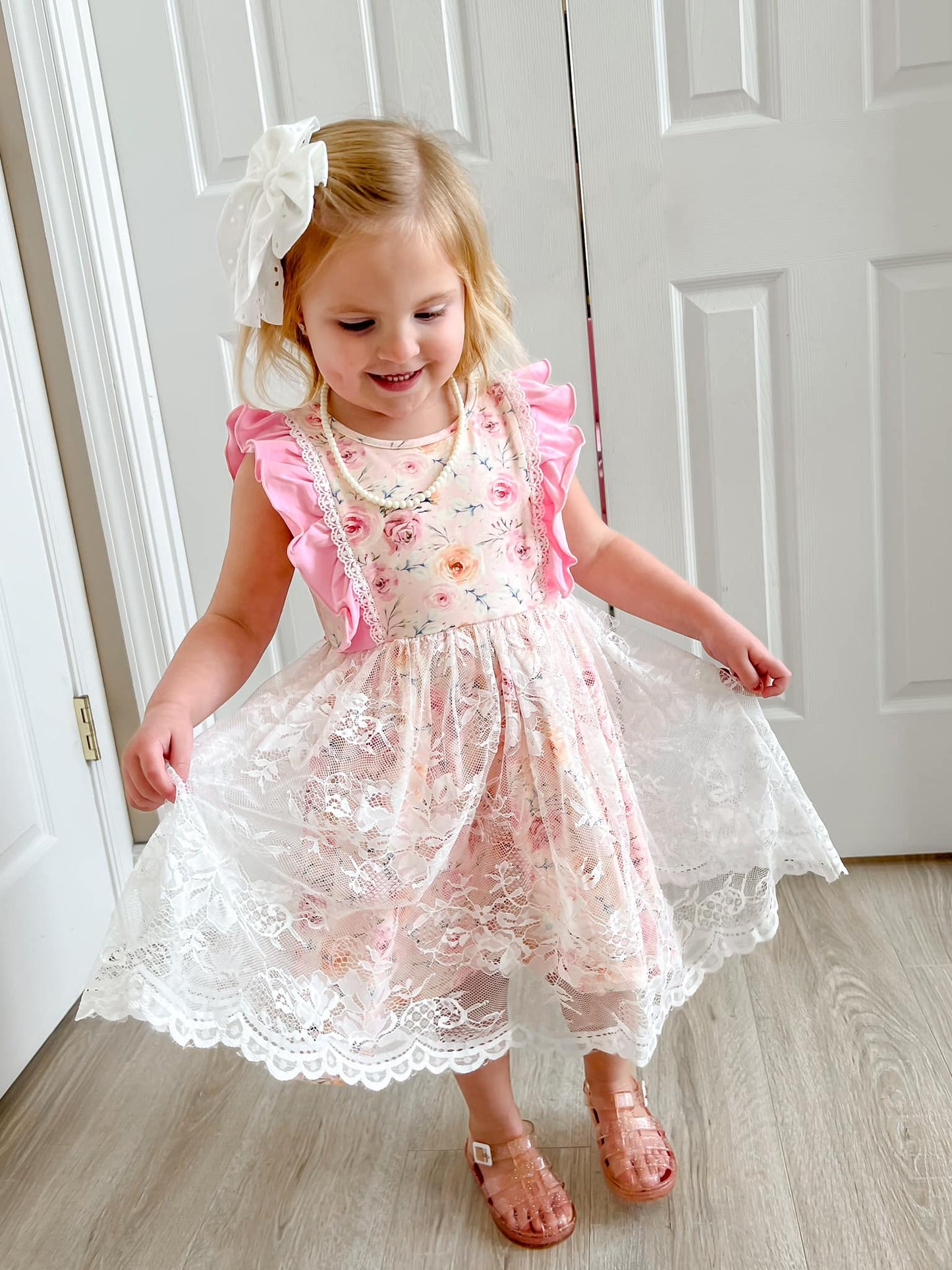 Easter Blooms Dress Set