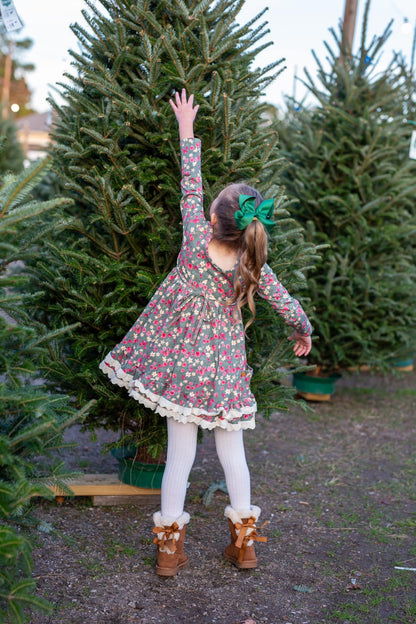 WINTER BERRY KNIT DRESS