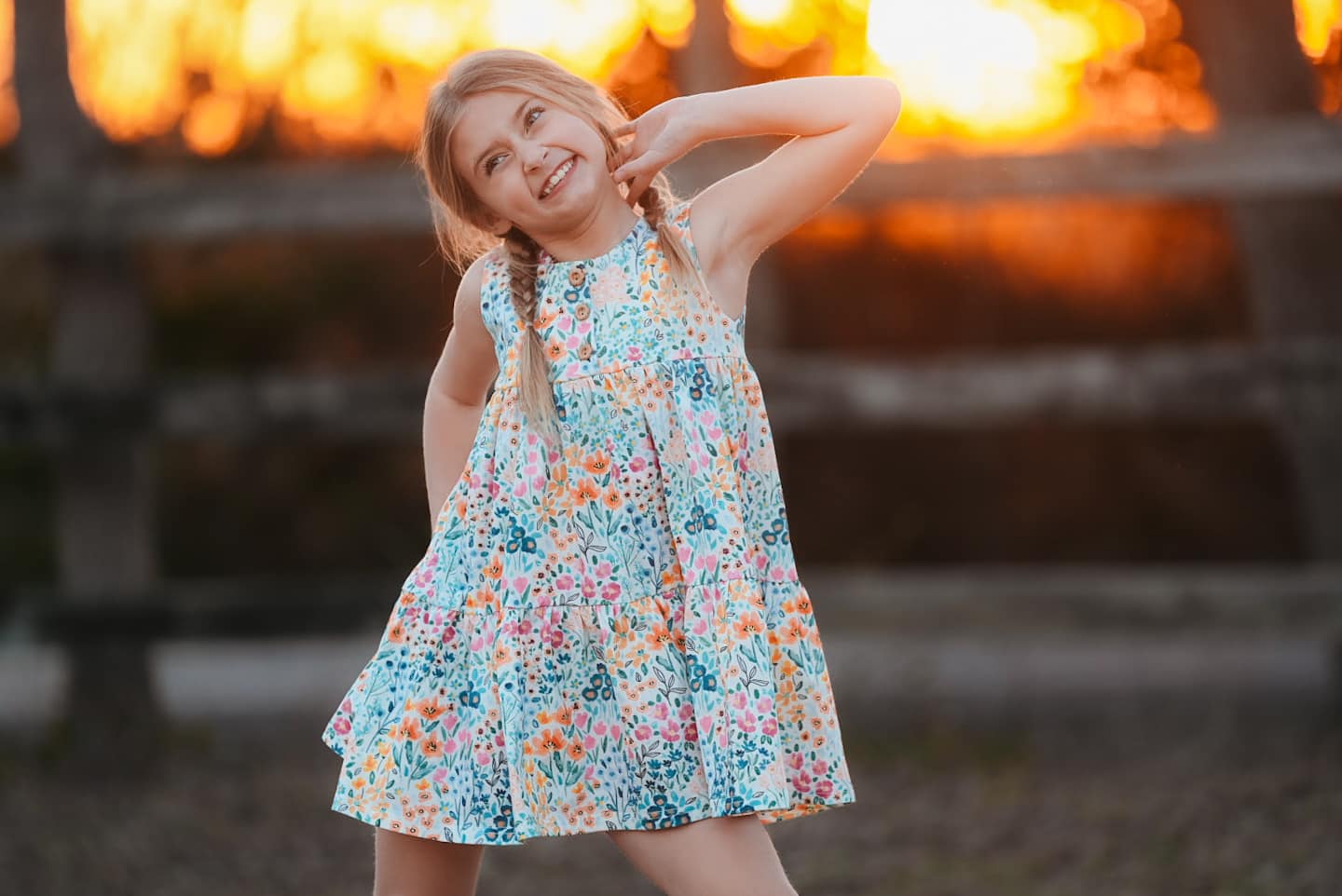 WILDFLOWER WONDER TWIRL DRESS