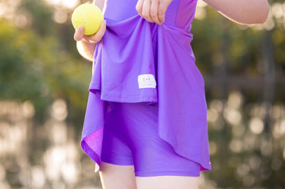 PURPLE ATHLETIC KATE DRESS