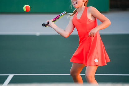 NEON ORANGE ATHLETIC KATE DRESS