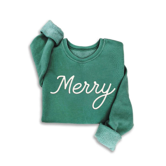 MERRY PUFF PRINT SWEATSHIRT