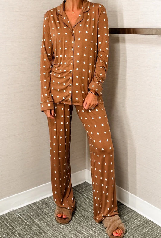 Polka Dot Pajama Set