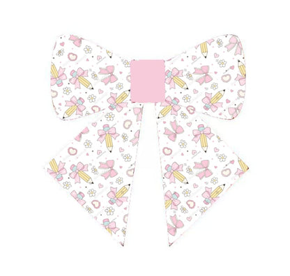 Back to school pencil dress with matching bow
