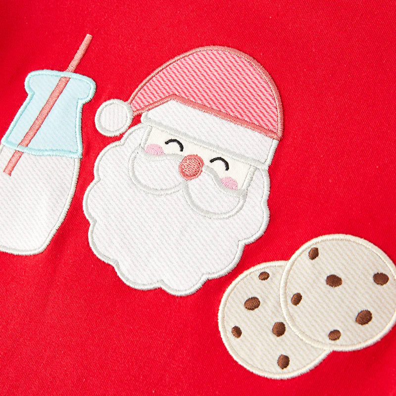 Boys Milk and Cookies Christmas Shirt