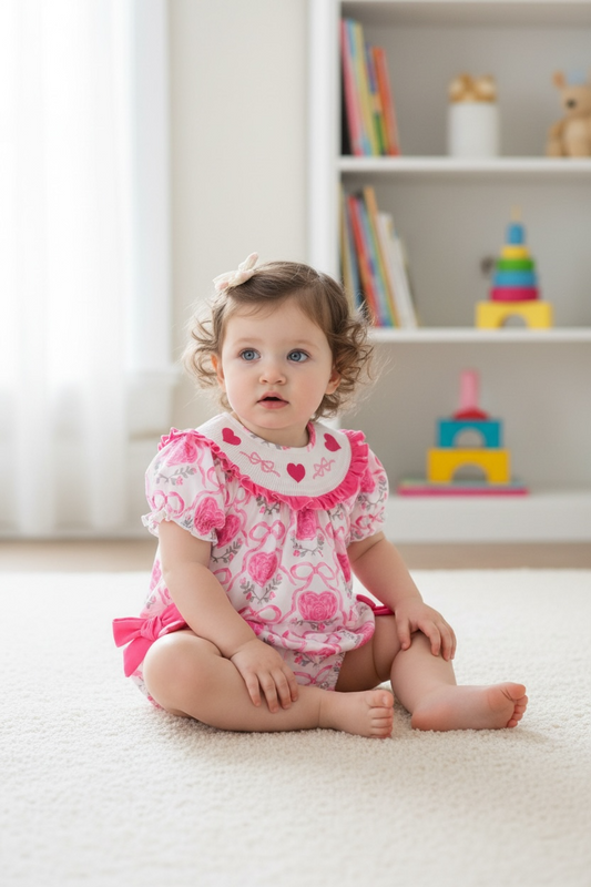 Sweetheart Smocked Bubble