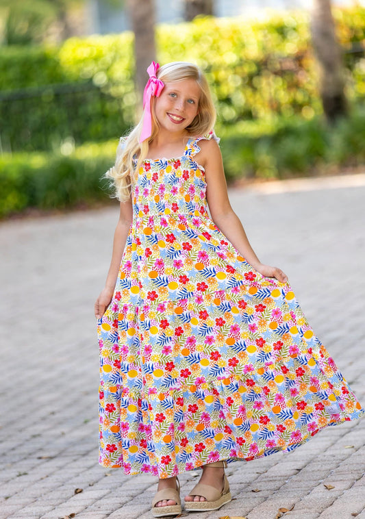 Sunshine Citrus Twirl Maxi