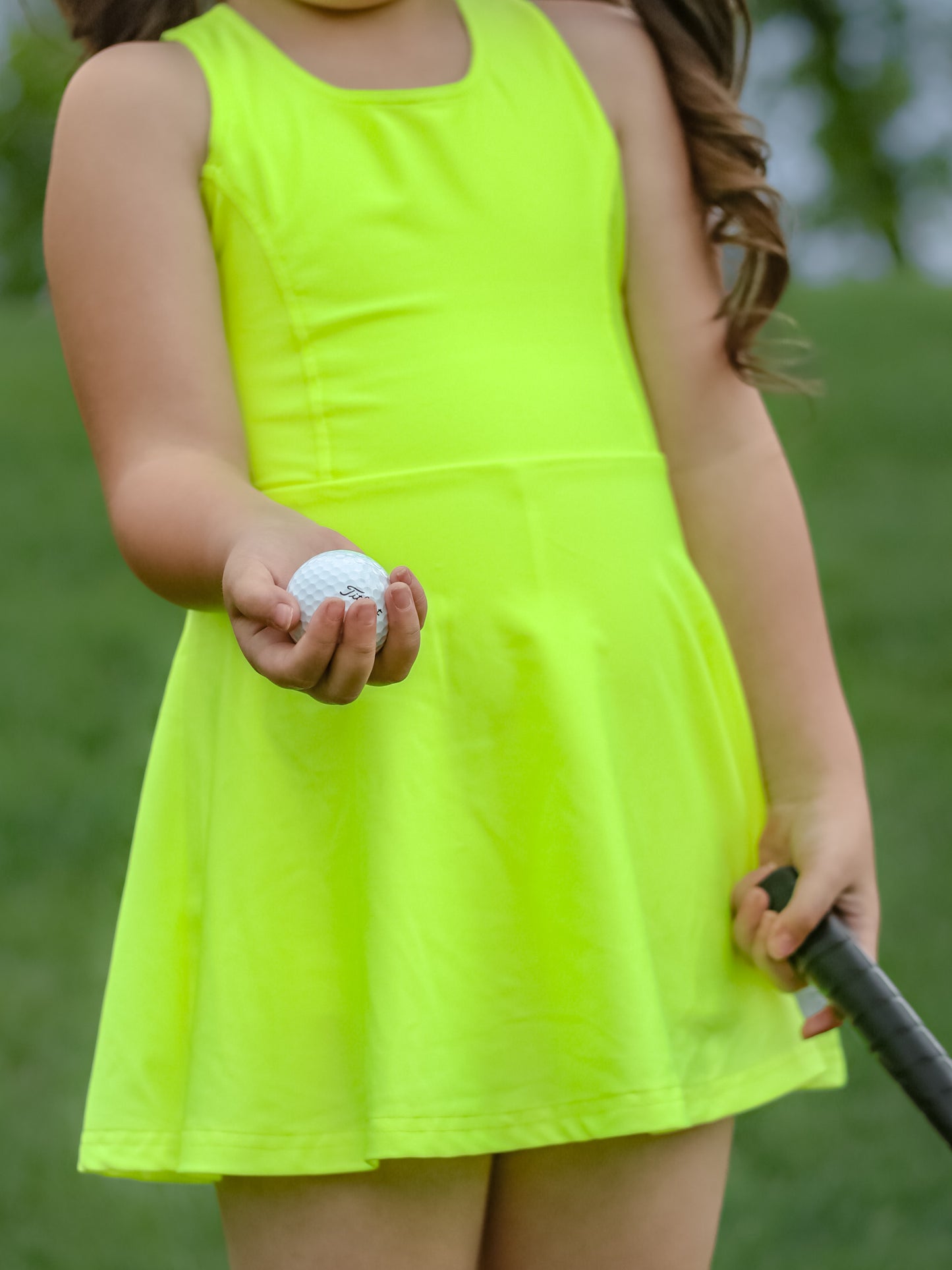 NEON YELLOW ATHLETIC KATE DRESS