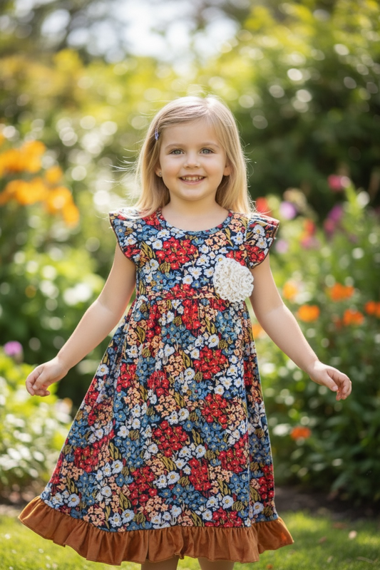 Prairie Floral Maxi Dress